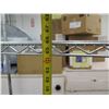 Image 8 : Rolling 4-Tier Adjustable Shelf 16"x36"x66"H