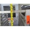 Image 8 : Industrial Rolling Cooling Rack 27"x20"x64"H w/ Some Pans