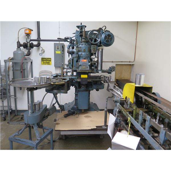 Canco Model 006 Vacuum Can Closer & Seaming Machine (Runs See Video)