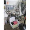 Image 1 : Rolling Metal Mesh 4-Tier Adjustable Shelf & Contents: Sifters, Utensils, etc