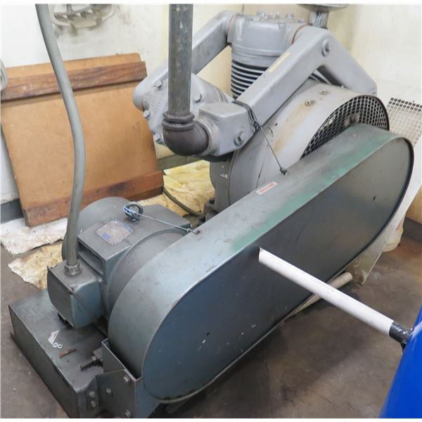 Vacuum Air Compressor Machine w/ Ingersoll  Motor 220V (Runs See Video)