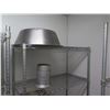 Image 8 : Qty 3 Metal Mesh 4-Tier Shelving Units 