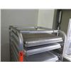 Image 2 : Industrial Rolling Cooling Rack 27"x20"x68"H w/ Some Pans
