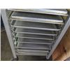 Image 8 : Industrial Rolling Cooling Rack 27"x20"x64"H w/ Some Pans