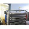 Image 2 : Industrial Rolling Cooling Rack 27"x20"x69"H w/ Some Pans