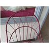 Image 4 : Qty 2 Pink Metal Chair Frames 21"x17"x41"H