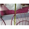 Image 8 : Qty 2 Pink Metal Chair Frames 21"x17"x41"H