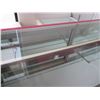 Image 3 : Pink Display Cabinet w/ Glass Shelves, Top & Front, Sliding Back Doors 72"x16"x48"H