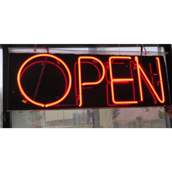 Neon Open Sign 40"x14"