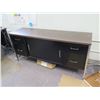 Image 2 : Office 3-Piece Furniture Set: Desk w/ Chair, Sideboard & Lateral File Cabinet, Misc Sizes (contents 