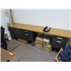 Image 1 : Long Metal Work Counter w/ Drawers 96"x20"
