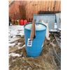 Image 2 : 4- 2" x 2" angle iron 4' length ; 45-gal plastic drum -  open on bottom