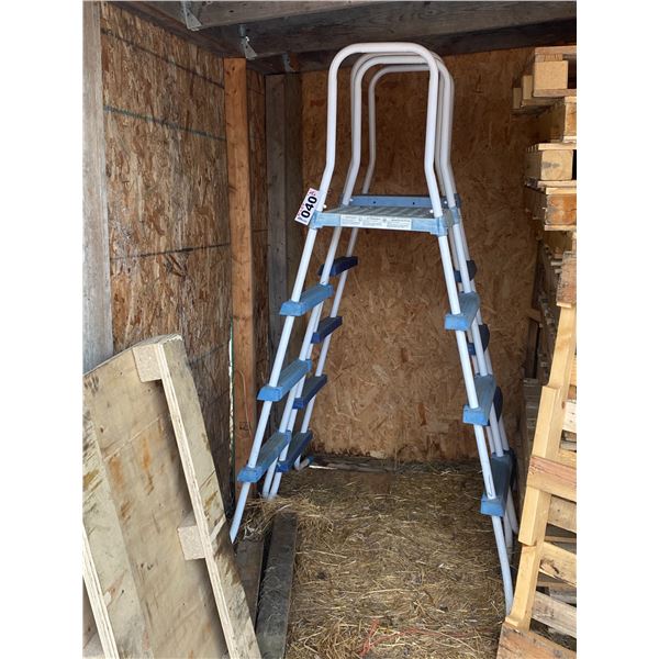 2- Swimming pool ladders. (The pool is selling as Lot# 114)