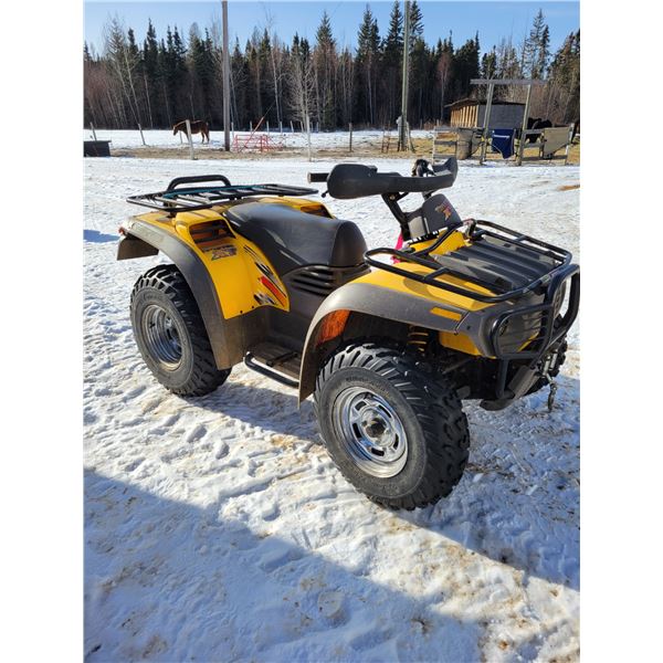 Lot 60 & 60A are a Group Lot- 2003 Quad: Bombardier Traxter XT, 4 x 4; winch; switch for manual-auto