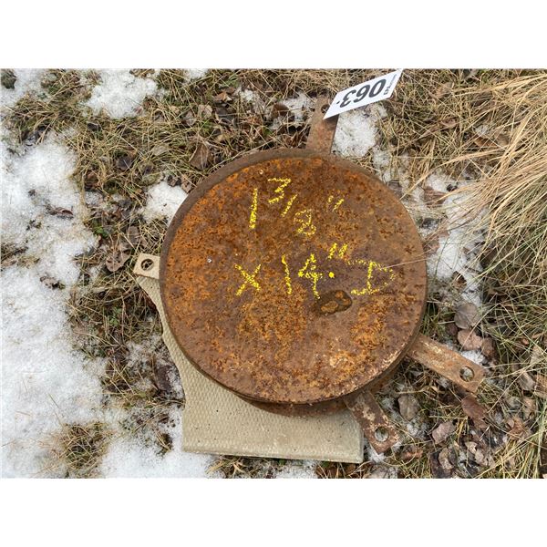 4- 1-3/8" x 14" steel pipe blanks