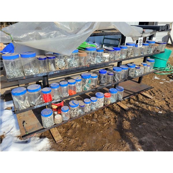 Large quantity of nuts and bolts