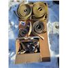 Image 1 : Quantity 1" nylon straps, different lengths; 2 nylon slings 2" x 20'; 2 nylon slings 1-1/2" x 20'; 3