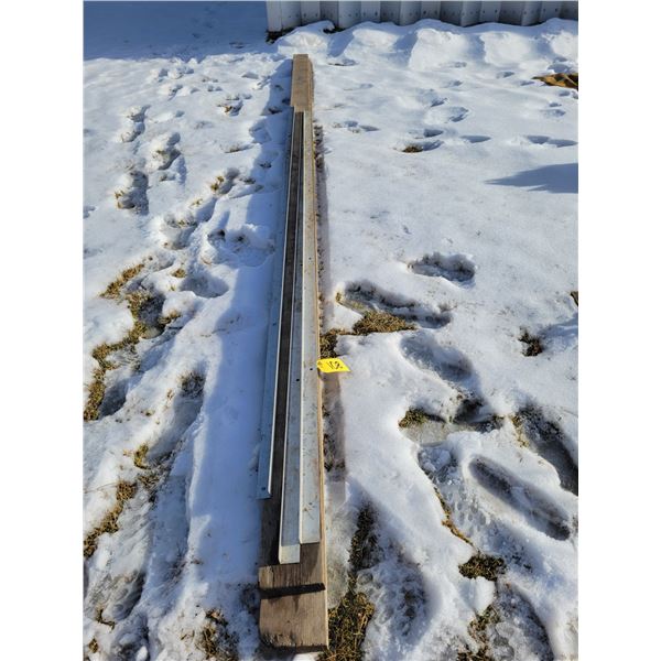 2" x 6" x 16' planks; 3 metal "L" brackets