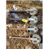 Image 1 : 4 spindle dolly wheels