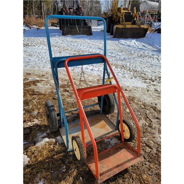 Large & small OXY-ACC tank carts