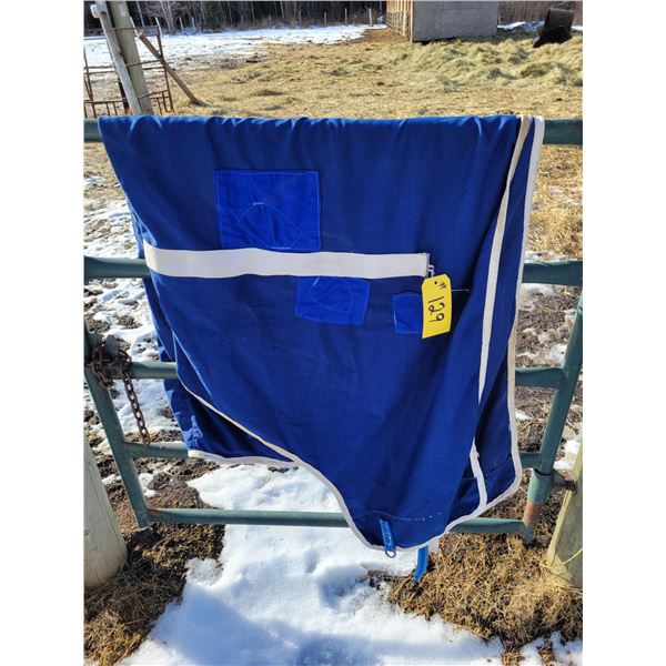 Horse summer blanket, 64" across back