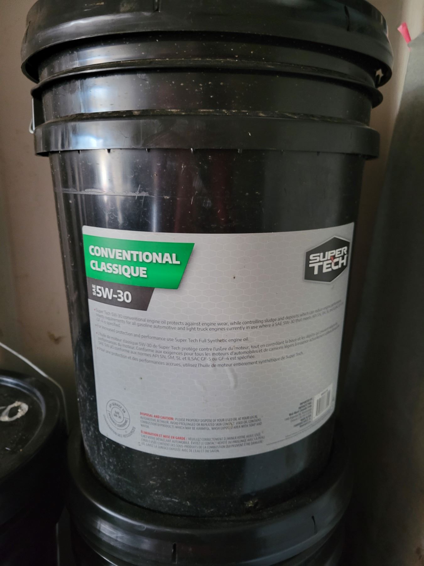 5-gallons of gear oil, unopened. 5-gallons of 15W-40 diesel motor oil ...