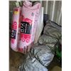 Image 2 : 2 bundles R12 insulation, unopened; other insulation; 1 roll of  tar paper; concrete mix; flower pot
