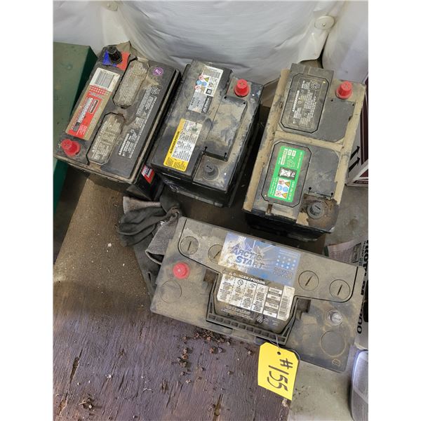 4 batteries, all tested good