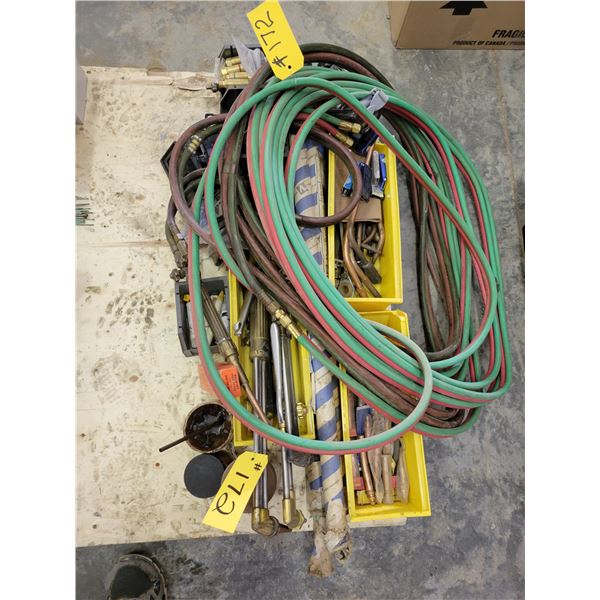 OXY/ACC hose; brazing rods; torches - tips; goggles