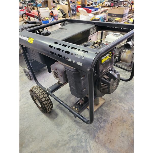 HOMELITE LR 5000 watts, Briggs & Stratton 11 HP, running