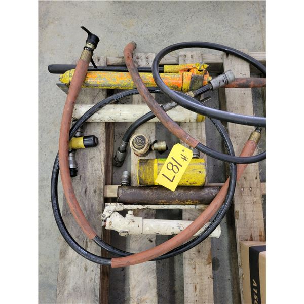 5- Hydraulic hand pumps