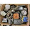 Image 3 : Large amount of electrical components: plugs, light switches, plug guards, etc.; numerous headlights