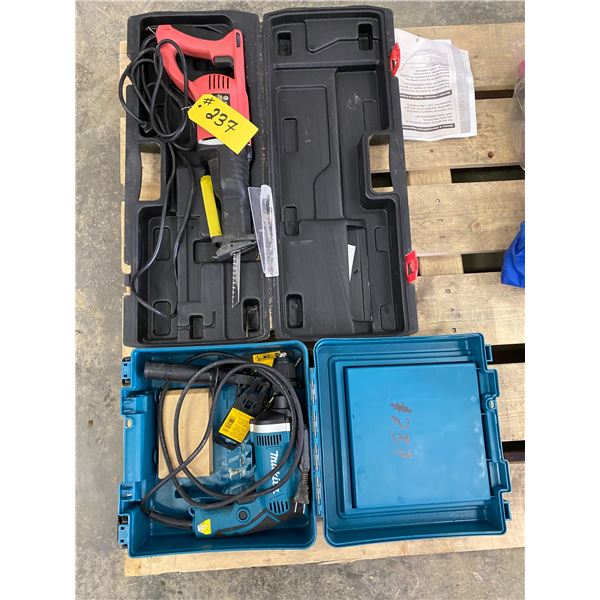 Sawzall; MAKITA hammer drill, new