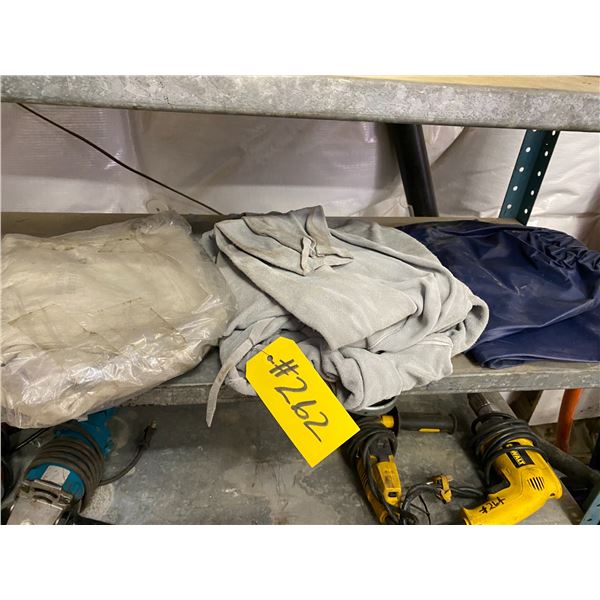 Leather welding jacket, men's XL; rubber pants, men's L; leather welding jacket, men's size: 46