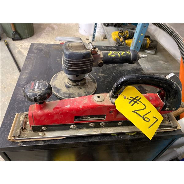 Air orbital sander; air sander