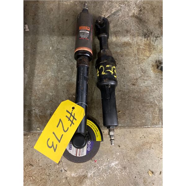 Air angle grinder; 1/2 air ratchet
