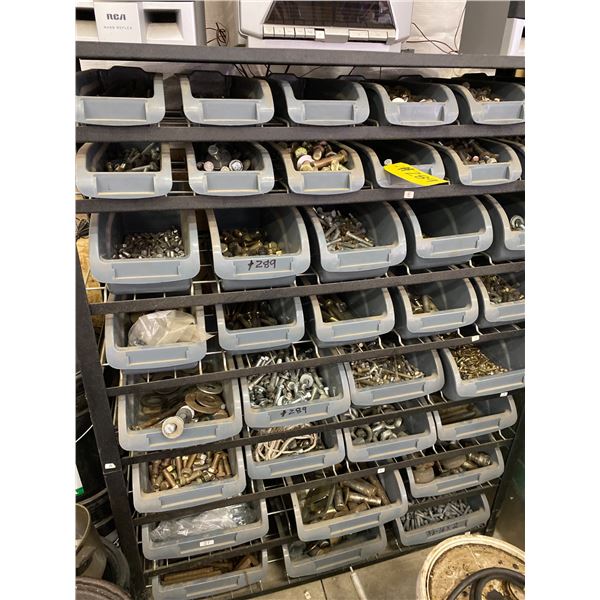 Bolt bin with hardware