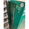 Image 2 : GREENLEE metal cabinet, 3-shelf, 28" deep x 4' wide x 57", on casters,
