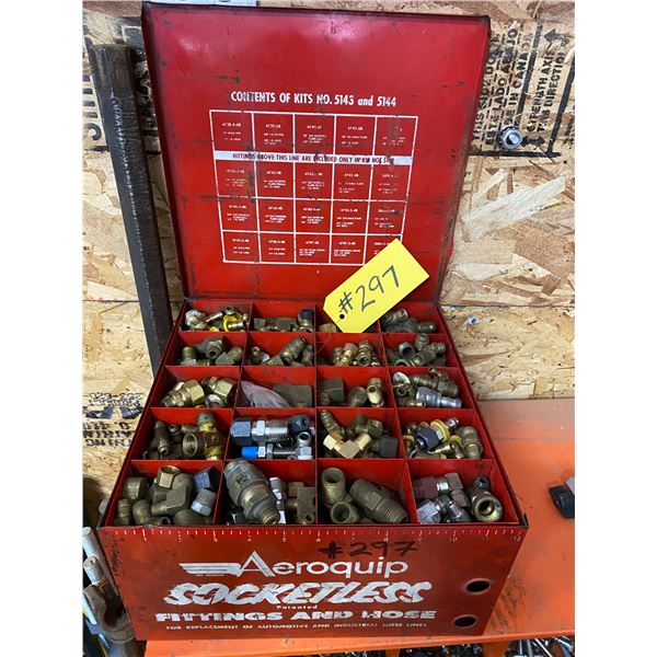 Large quantity of steel and barb fittings