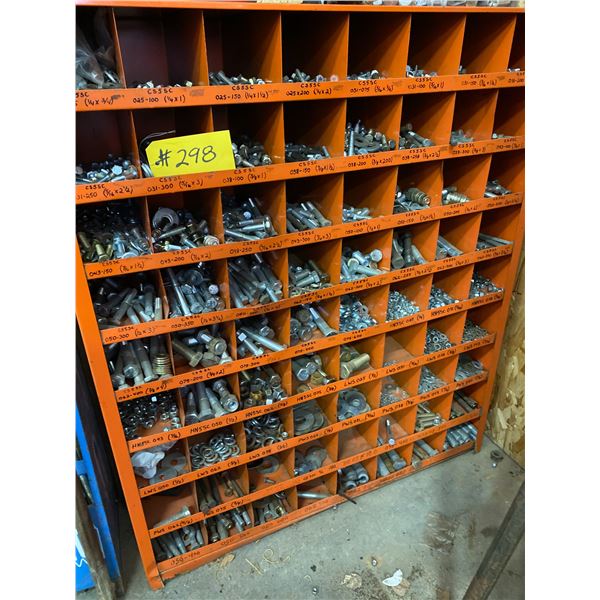 Bolt bin with hardware