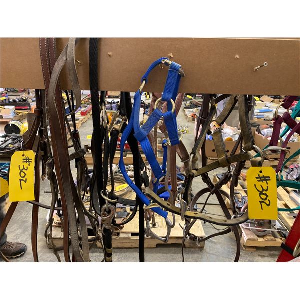 Qty of Halters; bridles