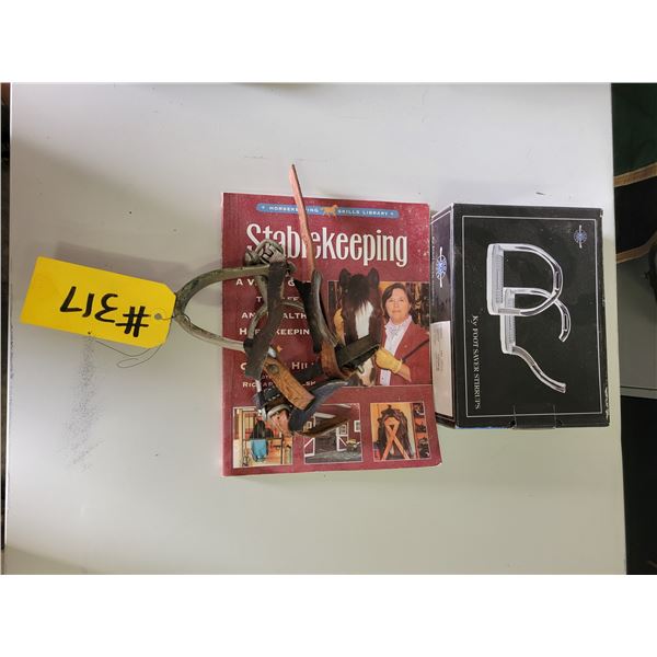 Boot spurs; manual stable keeping; new foot saver stirrups