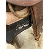 Image 8 : Western saddle c/w saddle blanket, seat is 15” & gullet is 6 1/2”
