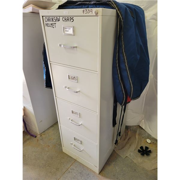 4-drawer metal filing cabinet