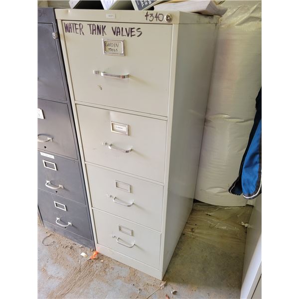 4-drawer metal filing cabinet