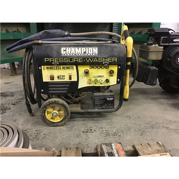 High pressure washer, 1966cc motor.