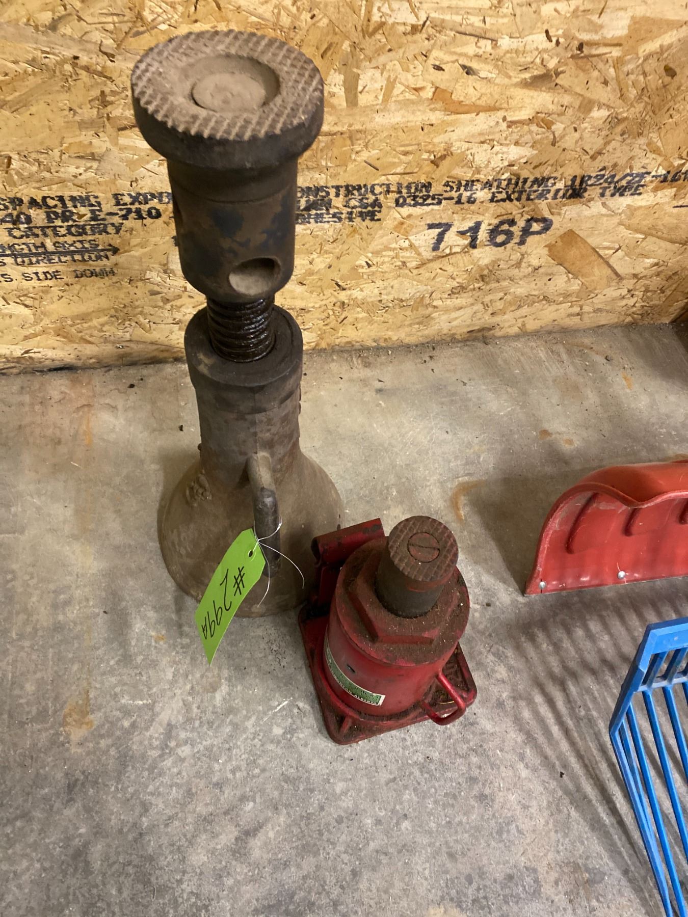 Screw jack & hyd. jack (not working)