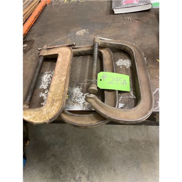 3- 10-12" C-clamps