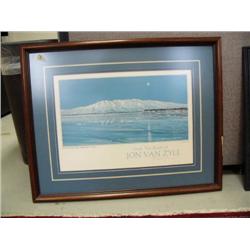 Framed, signed John Van Zyle "Sleeping Lady"- not numbered (85)