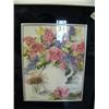 Image 5 : Lot of 7 framed prints: 5 of vase with flowers; 2 with collector's items (700)